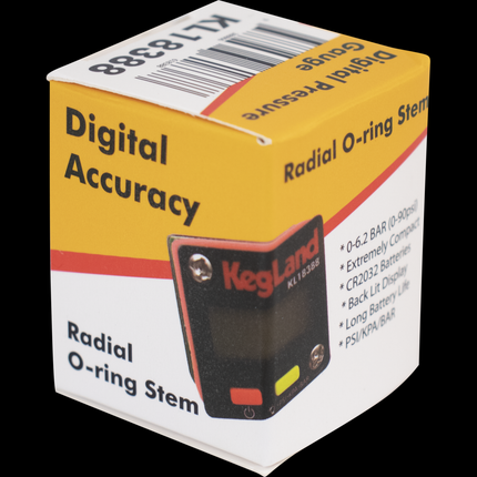 Digital Mini Pressure Gauge - 0-90 psi