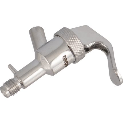 Torpedo Keg Faucet - Stainless Steel - Handheld (Picnic Tap) - 1/4 in. Male Flare