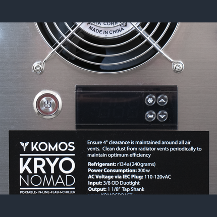 Komos Kryo Nomad - Double Tap Electric Keg Dispenser - 110V