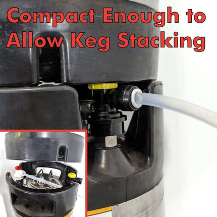 Duotight Ball Lock Gas In (Gray) - PLACEHOLDER