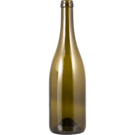 750mL Antique Green Burgundy Farro Glass Wine Bottles, Punted - Case of 12 - PLACEHOLDER