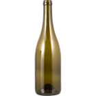 750mL Antique Green Burgundy Farro Glass Wine Bottles, Punted - Case of 12 - PLACEHOLDER