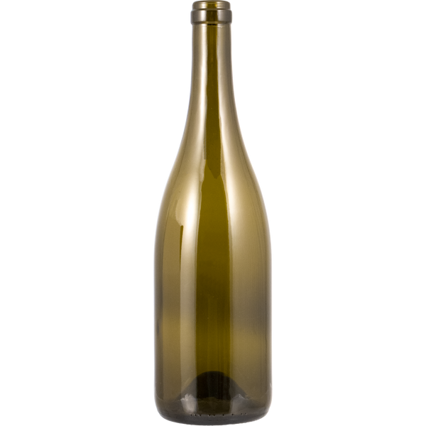 Farro Glass | Premium Wine Bottles | Burgundy | Antique Green | 750mL | Case of 12