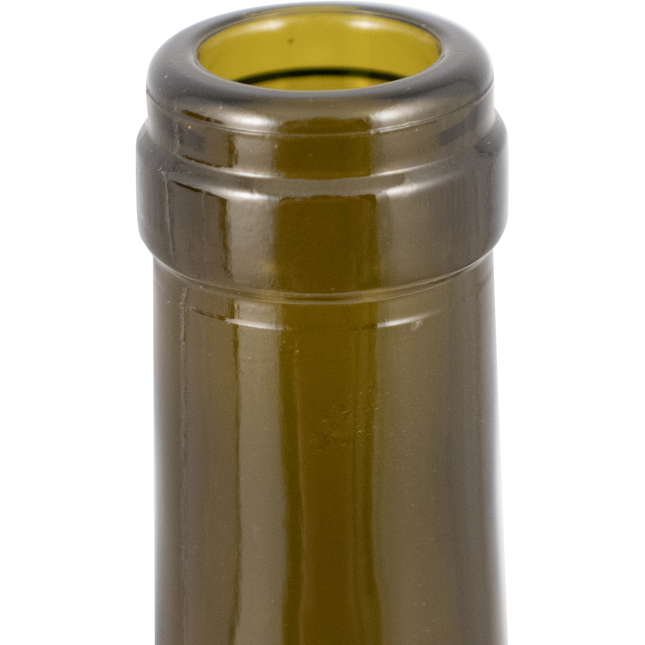 750mL Antique Green Burgundy Farro Glass Wine Bottles, Punted - Case of 12 - PLACEHOLDER