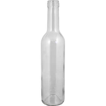 375mL Flint/Clear Claret/Bordeaux Farro Glass Wine Bottles - Case of 24 - PLACEHOLDER