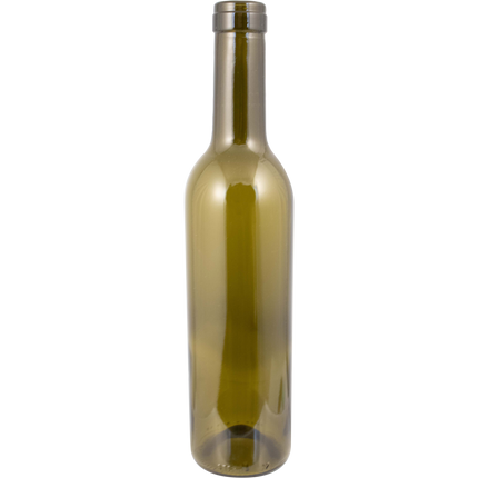 375mL Antique Green Claret/Bordeaux Farro Glass Wine Bottles - Case of 24 - PLACEHOLDER