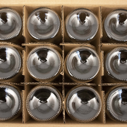 750mL Flint/Clear Claret/Bordeaux Farro Glass Wine Bottles, Punted - Case of 12 - PLACEHOLDER