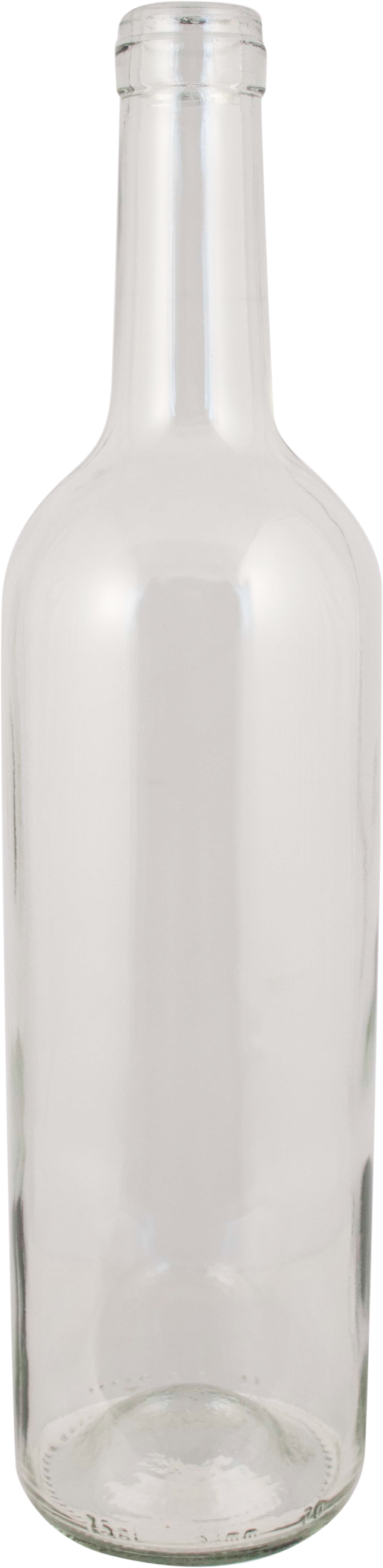 750mL Flint/Clear Claret/Bordeaux Farro Glass Wine Bottles, Punted - Case of 12 - PLACEHOLDER