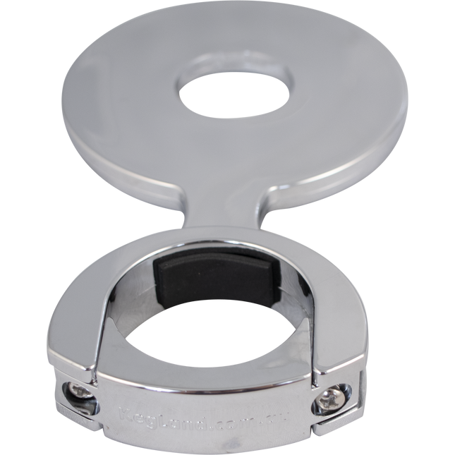 KegLand - Plastic Chrome Decal Holder - 82 mm (3.2 in.)