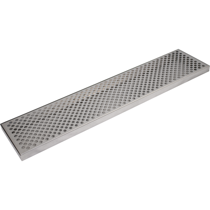 Komos Double-Wide Drip Tray - Countertop Stainless Steel - 29.5 in. x 6.7 in.