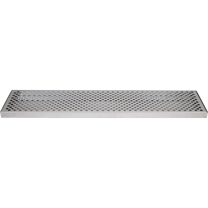 Komos Double-Wide Drip Tray - Countertop Stainless Steel - 29.5 in. x 6.7 in.