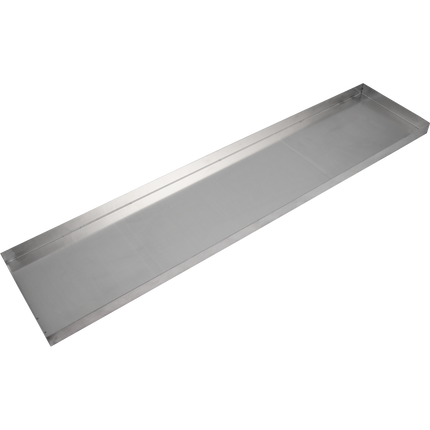 Komos Double-Wide Drip Tray - Countertop Stainless Steel - 29.5 in. x 6.7 in.