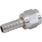 Komos - Stainless Flare Fitting - 1/4 in. Swivel Nut & Barb