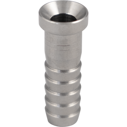 Komos - Stainless Flare Fitting - 1/4 in. Swivel Nut & Barb