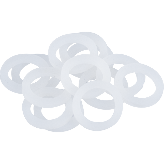 Komos - 5/8 in. Silicone Washers - Tailpiece Gaskets - Pack of 10
