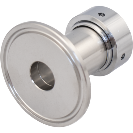 Stainless Sample Valve Shank - 1.5 in. T.C. x Faucet Shank - Intertap / NukaTap