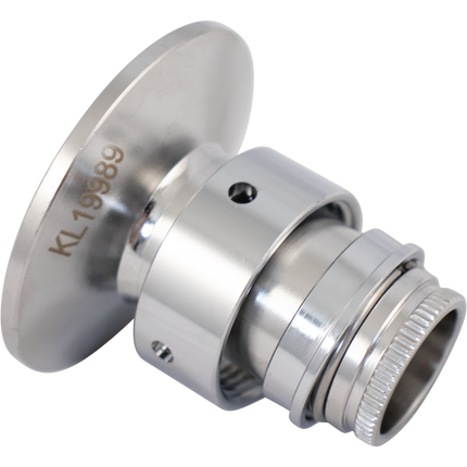 Stainless Sample Valve Shank - 1.5 in. T.C. x Faucet Shank - Intertap / NukaTap