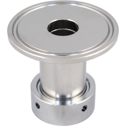 Stainless Sample Valve Shank - 1.5 in. T.C. x Faucet Shank - Intertap / NukaTap