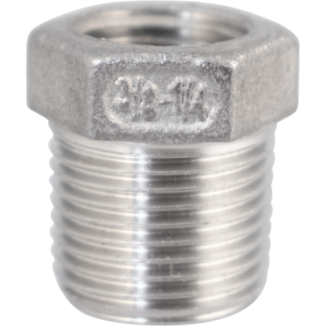 Stainless - 3/8 in. x 1/4 in. BSPT Reducing Bush