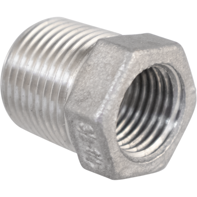 Stainless - 3/8 in. x 1/4 in. BSPT Reducing Bush