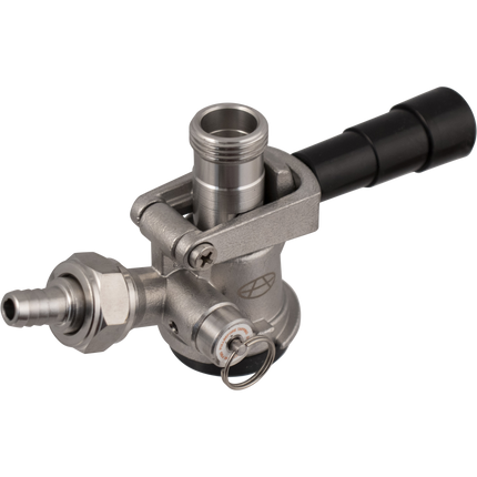 Tap - Stainless Steel Domestic D-Style Sanke Coupler With PRV - Keg Coupler