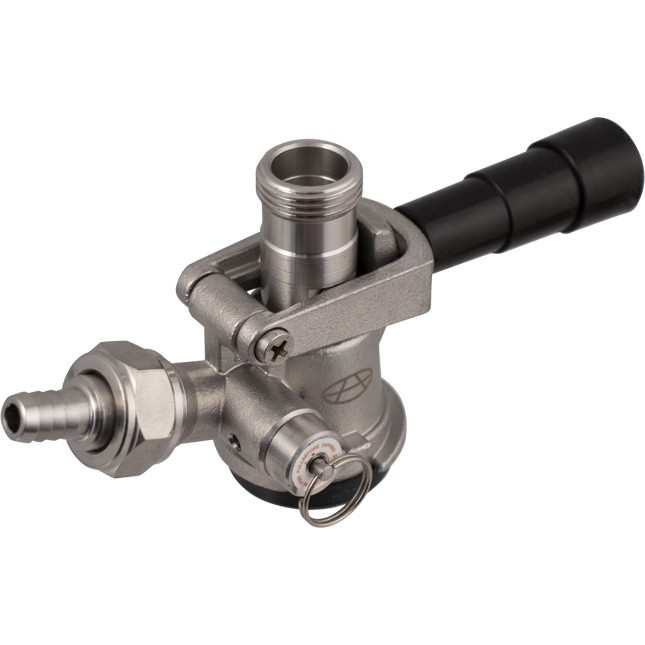 Tap - Stainless Steel Domestic D-Style Sanke Coupler With PRV - Keg Coupler
