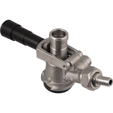 Tap - Stainless Steel Domestic D-Style Sanke Coupler With PRV - Keg Coupler