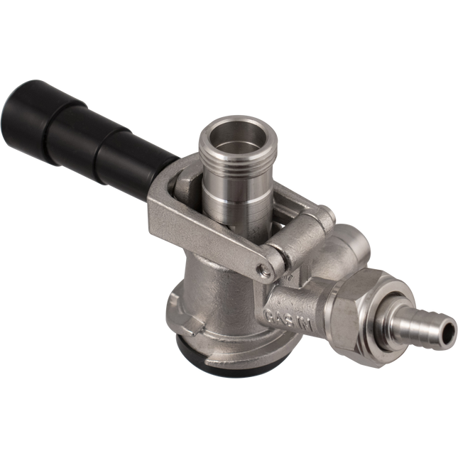 Tap - Stainless Steel Domestic D-Style Sanke Coupler With PRV - Keg Coupler