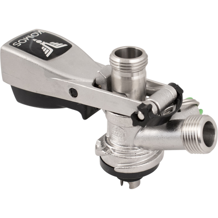 KOMOS Keg Coupler - S-Style Sanke Coupler with PRV (Stainless)