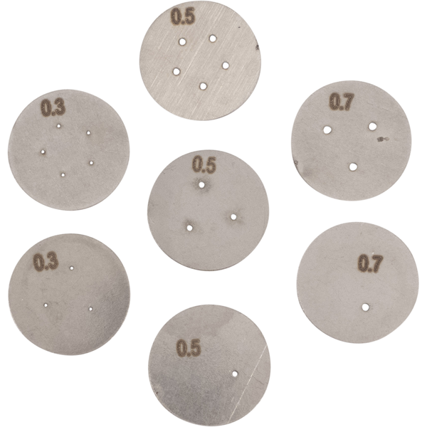 Creamer Aerator Perforated Disc Kit for Stout/Nitro | 7 Discs | Intertap® | NukaTap®