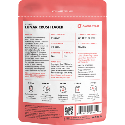 Omega Yeast - Lunar Crush Lager