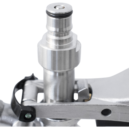 KOMOS Keg Coupler - S Style Sanke Coupler with PRV (Stainless) w/ Ball Lock Quick Disconnect (QD) Adapters