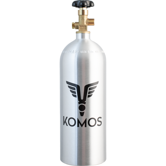 5 lb Aluminum CO2 Tank - KOMOS