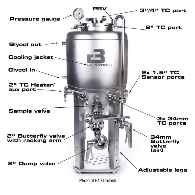 Brewtools - F40 Unitank 20-40 liters capacity
