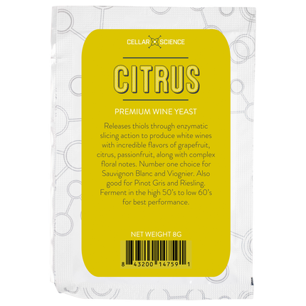 CellarScience - Dry Wine Yeast - Citrus - PLACEHOLDER