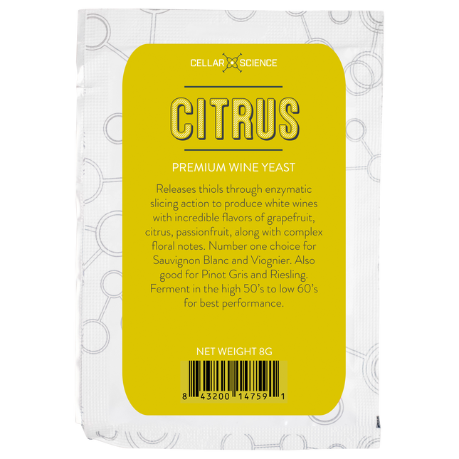 CellarScience - Dry Wine Yeast - Citrus - PLACEHOLDER