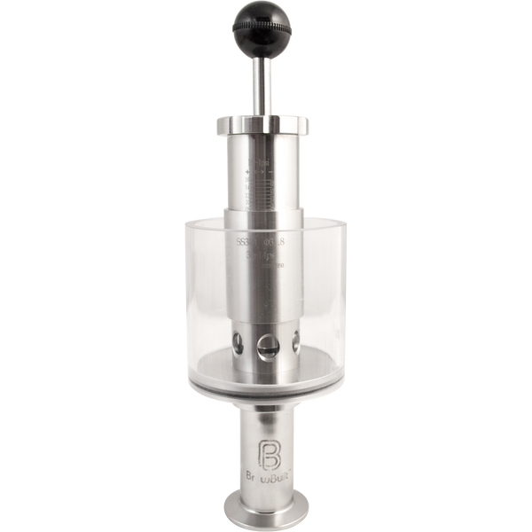 BrewBuilt® Tri-Clamp Spunding Valve | 1 BAR | 0.3–14.5 PSI