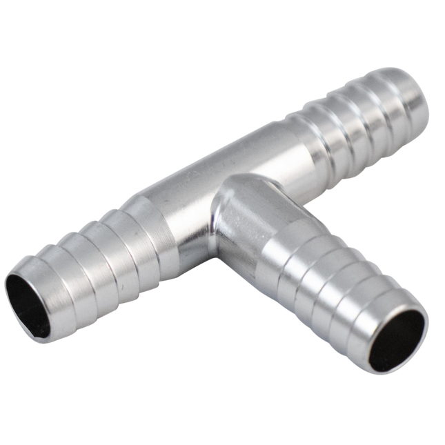 Stainless Steel Tee - 5/16 in Barbed