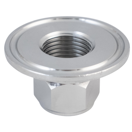 Stainless - 1.5 in. T.C. x 1/2 in. BSPT Female