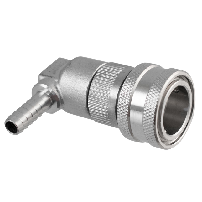 Ball Lock Quick Disconnect (QD) Bev Out (Stainless) - Barbed