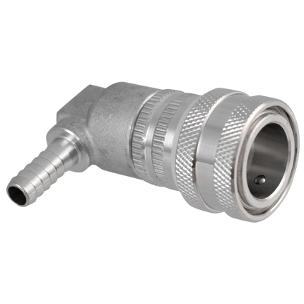 Ball Lock Quick Disconnect (QD) Gas In (Stainless) - Barbed