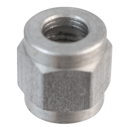 Komos - Flare Fitting - Stainless 1/4 in. Swivel Nut for 1/4 in. Barb - Pack of 4