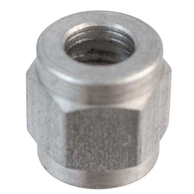 Komos - Flare Fitting - Stainless 1/4 in. Swivel Nut for 1/4 in. Barb - Pack of 4