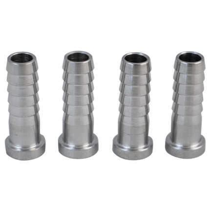 Komos - Flare Fitting - Stainless 1/4 in. Barb - Pack of 4