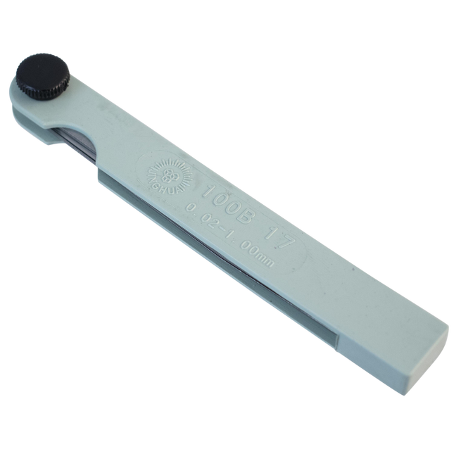 Feeler Gauge for Mill Gap Settings - 17 Blade (0.02-1mm)
