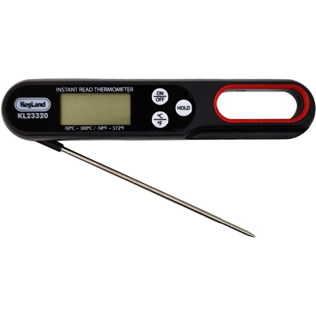 KegLand Digital Instant Read Thermometer w/ Folding Probe