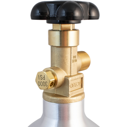 2.5 lb Aluminum CO2 Tank - KOMOS