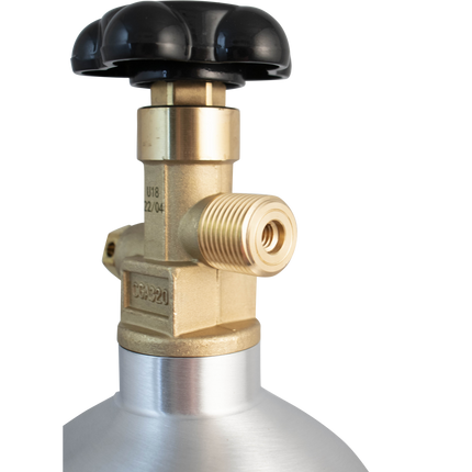 5 lb CO2 Tank | Premium Aluminum | New | CGA320 Valve | US DOT Approved