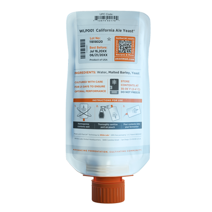 White Labs Yeast - California Ale Yeast PurePitch Next Gen HB