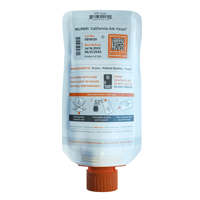 White Labs Yeast - California Ale Yeast PurePitch Next Gen HB